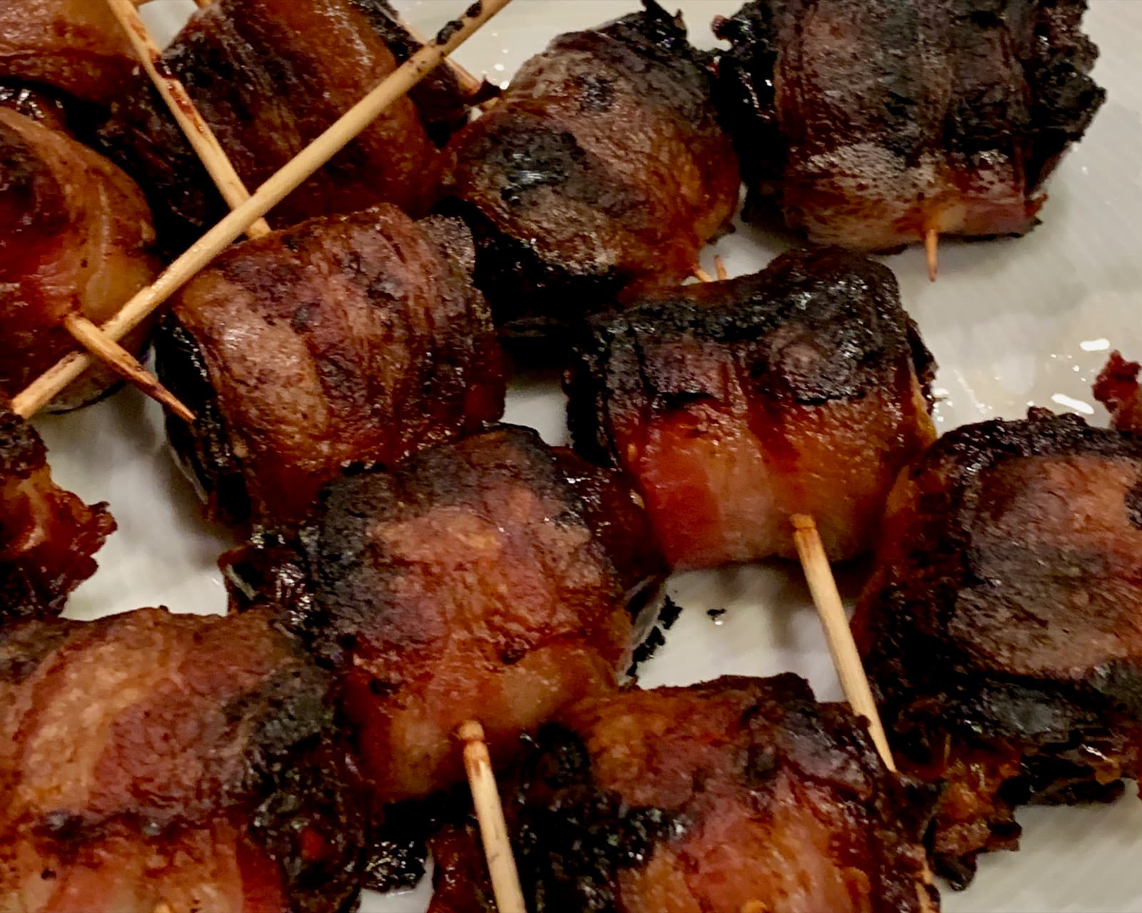 Bacon wrapped dates