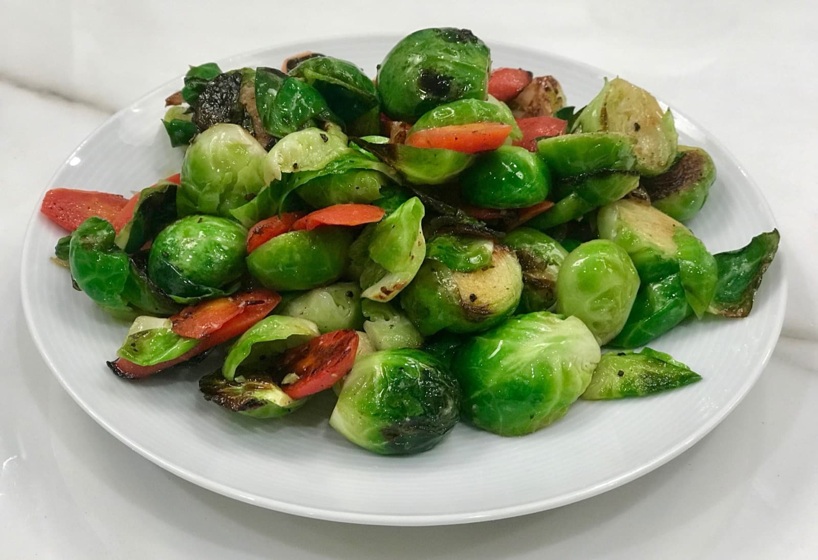 Brussels Sprouts with Carrots