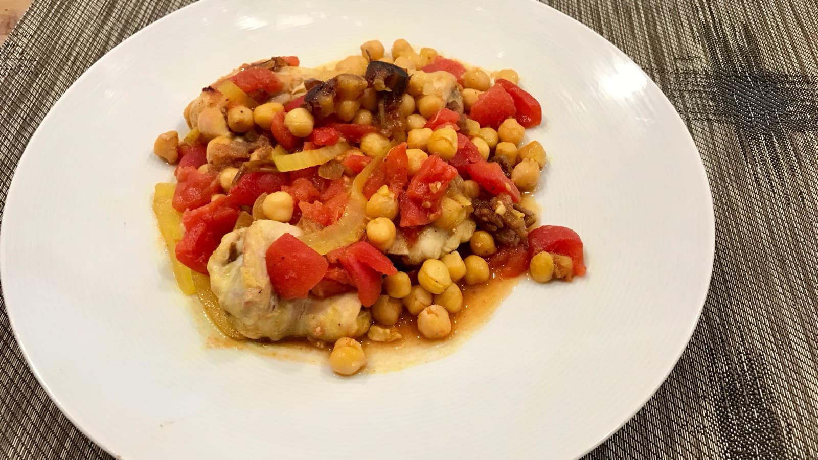 Chicken and Chickpea Tagine