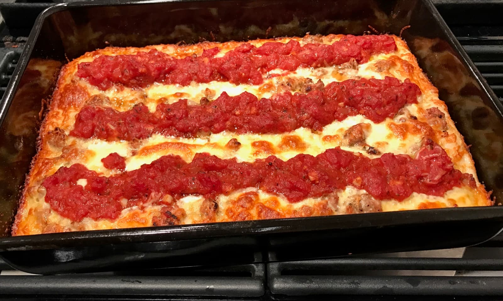 Detroit Style Pizza