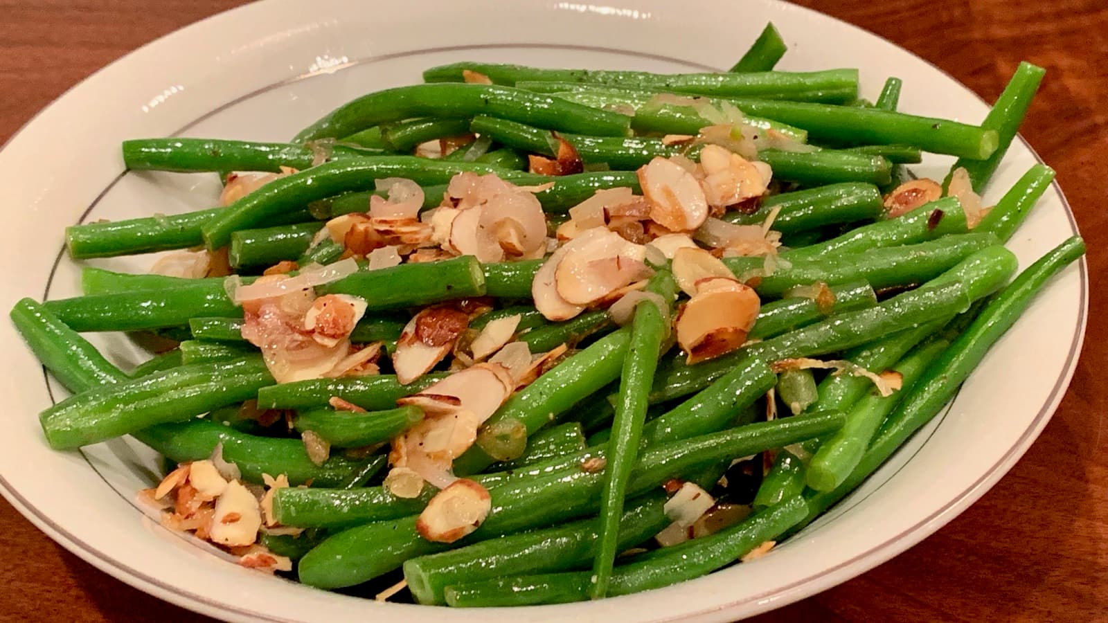 Green Beans with Melted Shallots