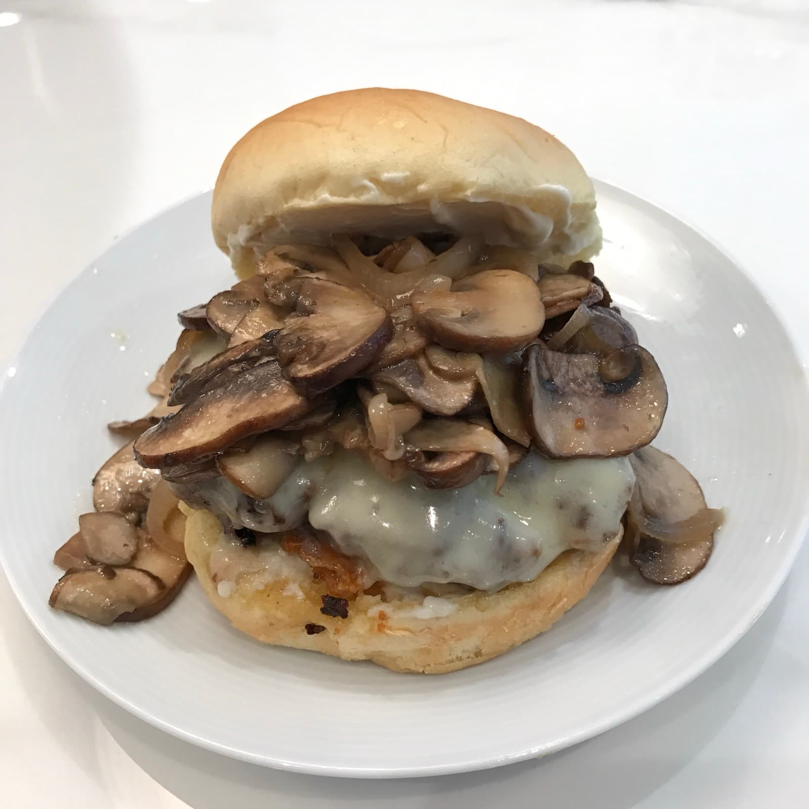 Mushroom Swiss Burger