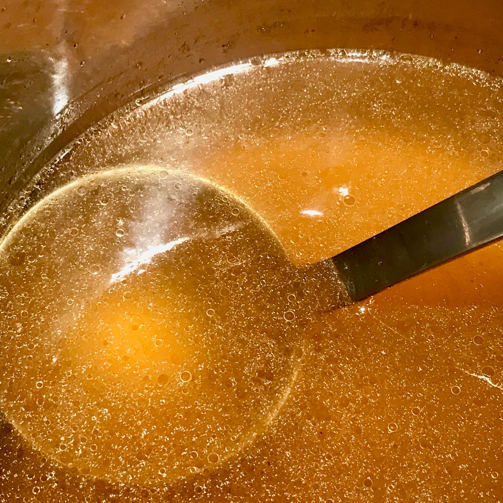 Pressure cooker turkey stock