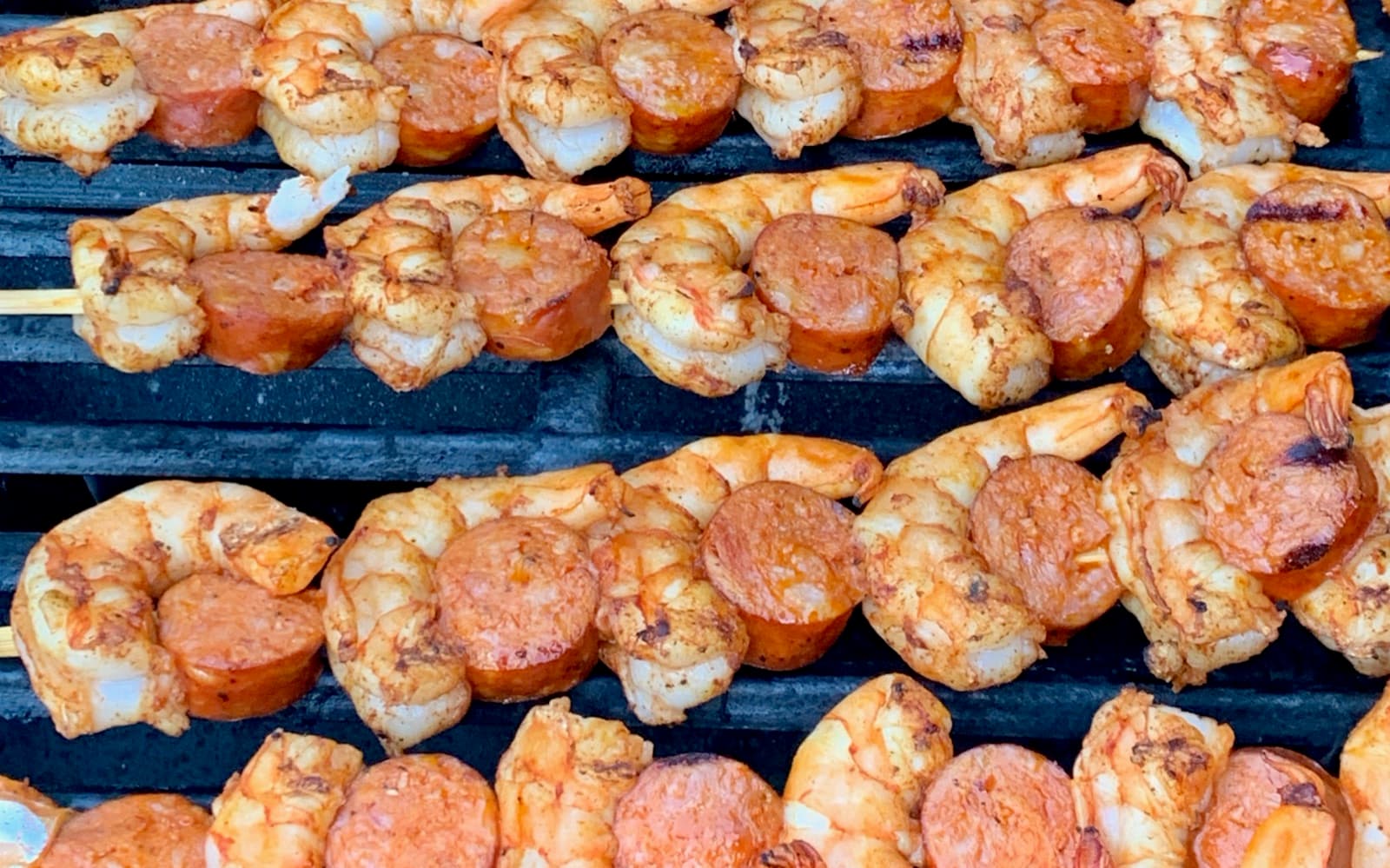 Shrimp & Andouille Skewers