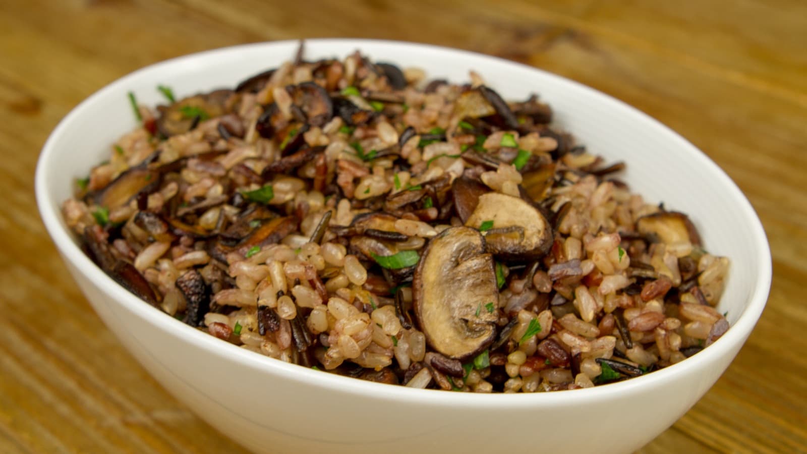 Wild Rice with Mushrooms